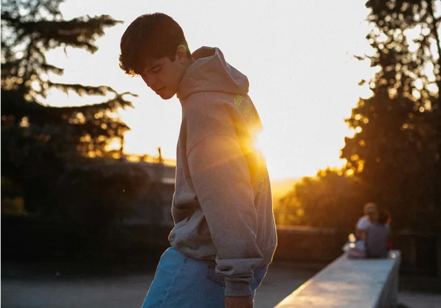 Who does he live with?