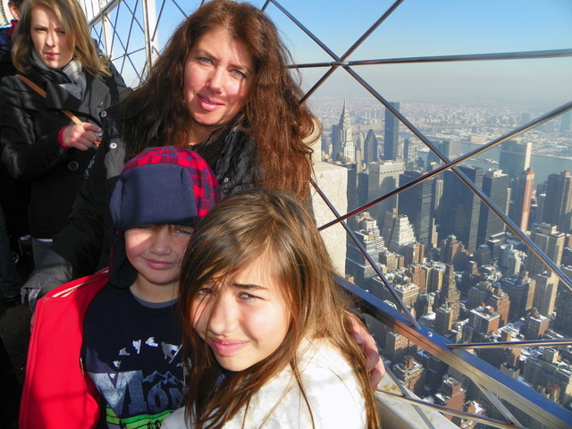 On top of the Empire State Building