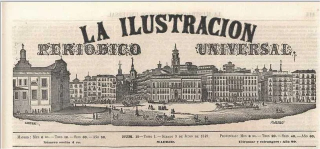 Ilustración en periódico