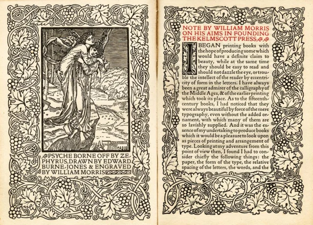UNA NOTA DE WILLIAM MORRIS; ULTIMO LIBRO PUBLICADO