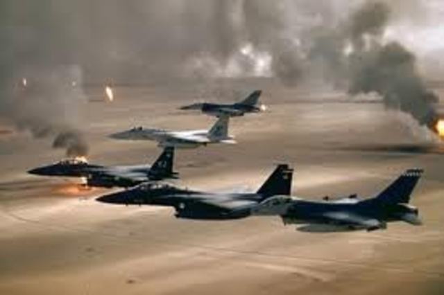 Operation Desert storm launched