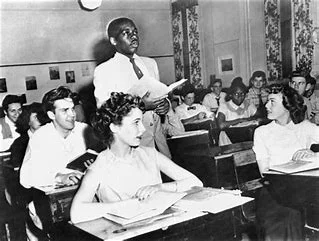 School segregation is ruled unconstitutional.