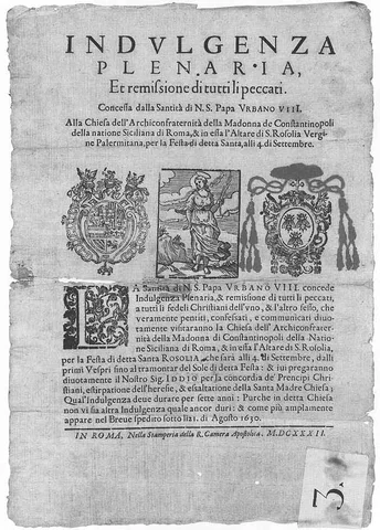 Papa Leone X promulga un'indulgenza plenaria