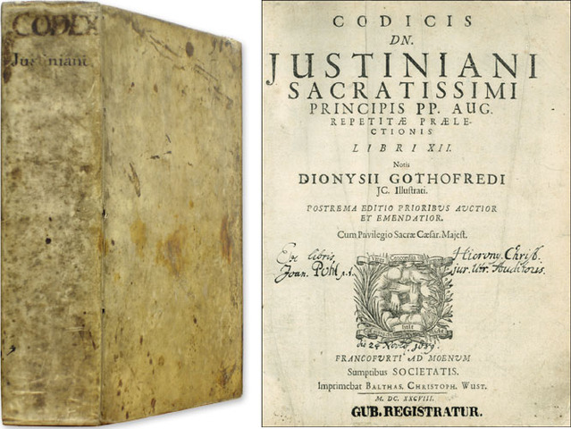 Justinian Code 527-567AD