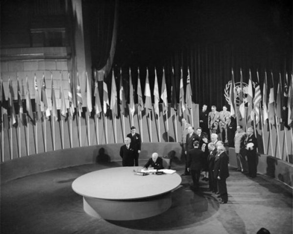 The establishment of the United Nations in San Francisco