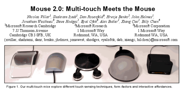 Mouse 2.0: Multi-touch Meets the Mouse