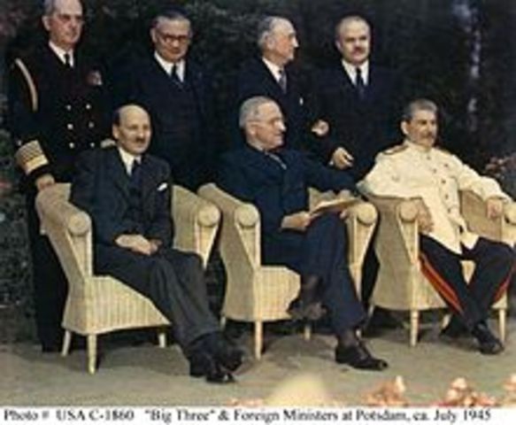•	The Potsdam Conference