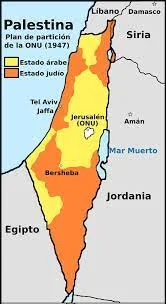 Estado judío y estado árabe.