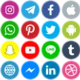 Social media vector art 1