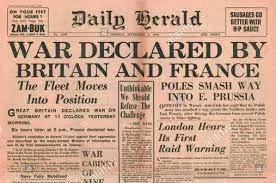 Great Britain and France Declare War on Nazi