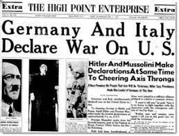 Germany and Italy Declare War on the United States