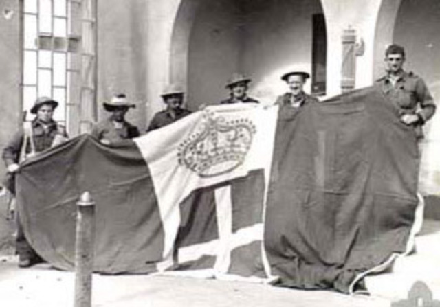 Tobruk in North Africa falls to the British and Australians.