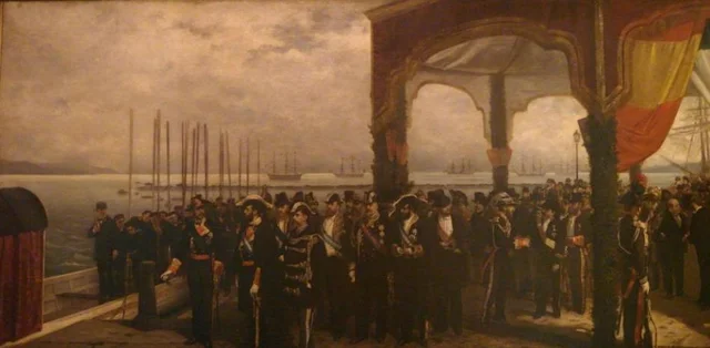 Amadeo embarcó rumbo a Cartagena.