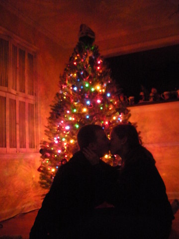 Decorating our first tree