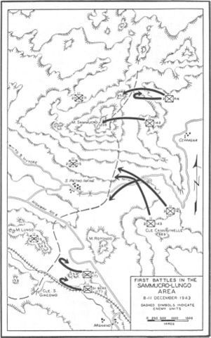 First attack toward Cassino, Italy.
