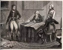Napoleon firma la paz con Austria