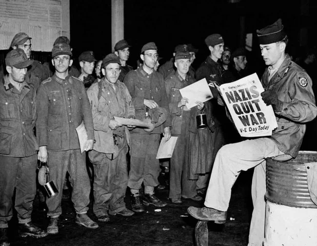 Germany surrenders ending World War 2 in Europe