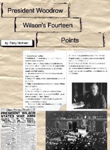 President Wilson's Fourteen Points Plan
