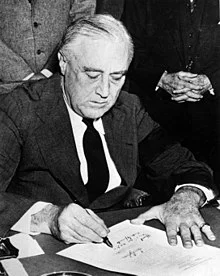 Britain and US declare war on Japan