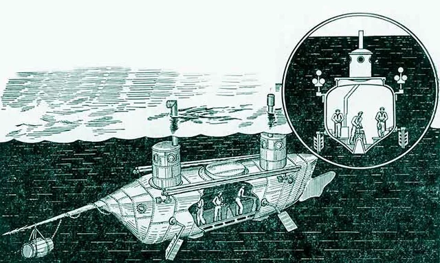 Первая подводная лодка