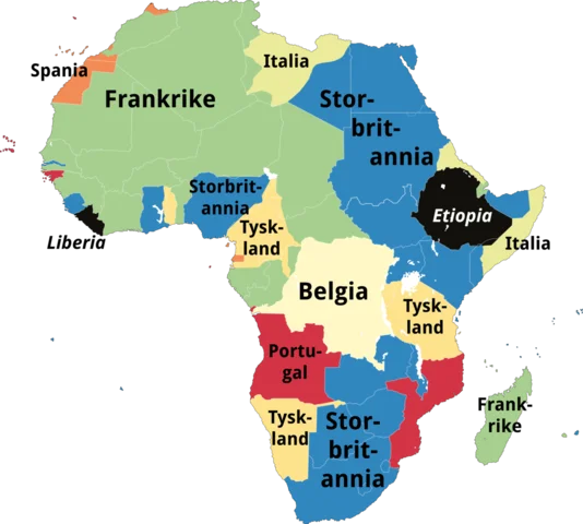 Kolonikappløpet i Afrika