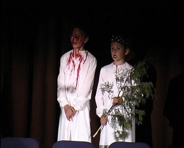 Macbeth goes to see the witches