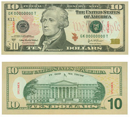 New $10 Bill