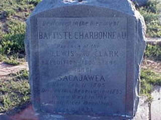 Sacagawea gives birth