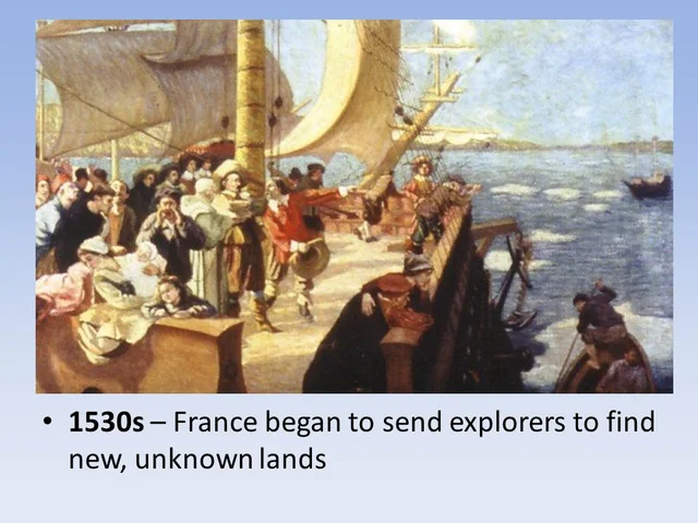 France began to send explorers