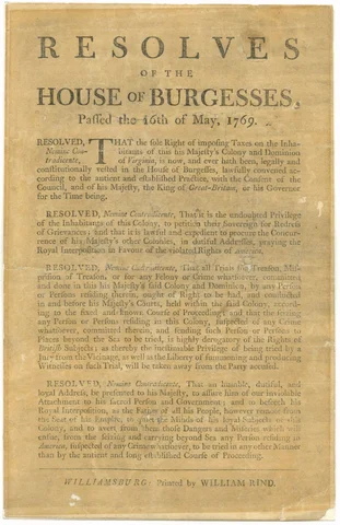 Virginia Resolves