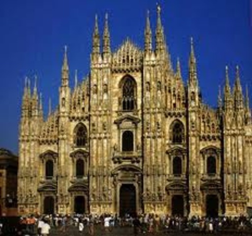 Gothic Cathedrals late 1100's - early 1500's CE (Medieval Europe)
