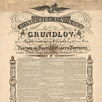 Norge fikk egen grunnlov