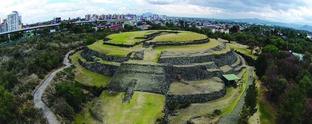 La pirámide de Cuicuilco
