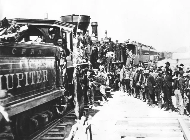 The Pacific Railroad is finished
