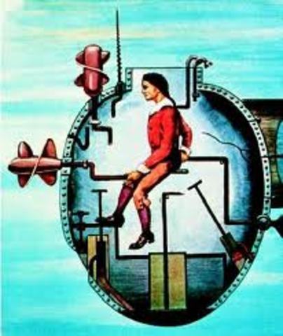 Davind Bushnell Invents the Submarine