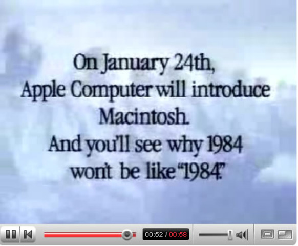 Apple's 1984 Superbowl Commercial