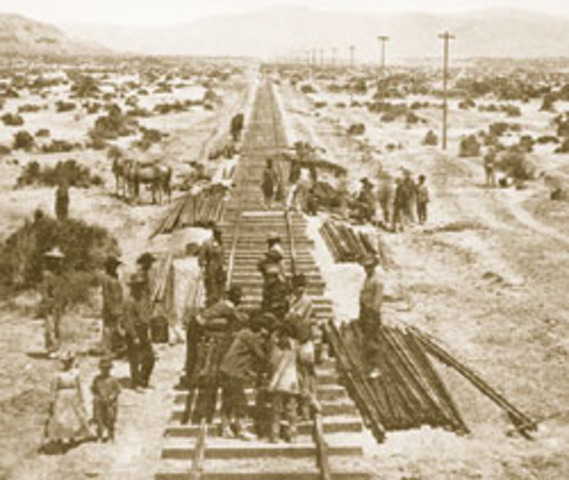 Construcción del ferrocarril