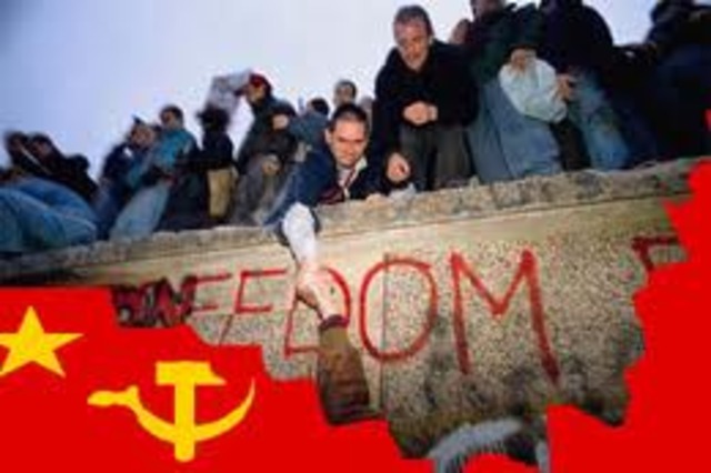 BERLIN WALL FALLS