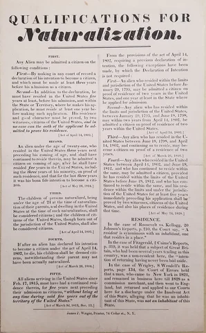 Naturalization act of 1802