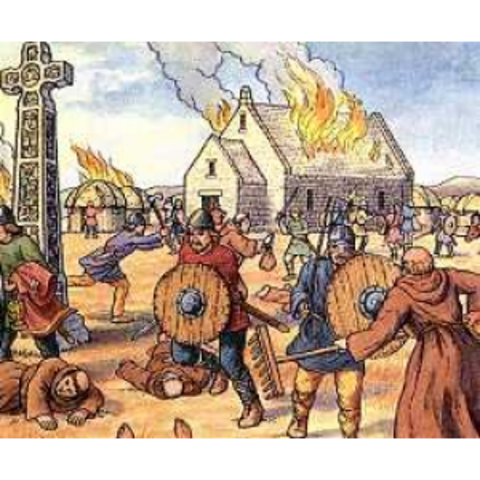 Vikings start raiding Europe