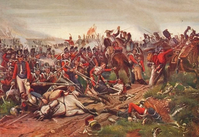 Napoleon Defeated at Waterloo