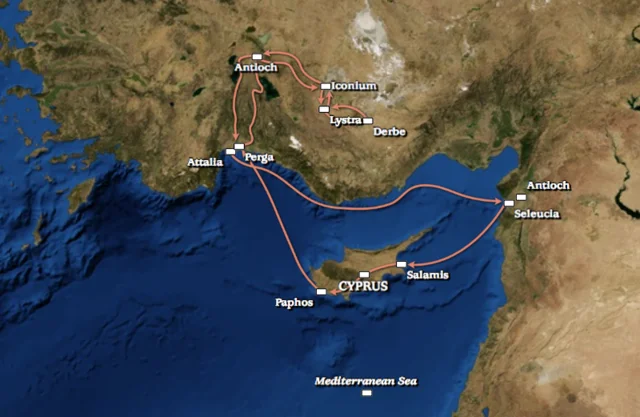 Paul and Barnabas in Lystra