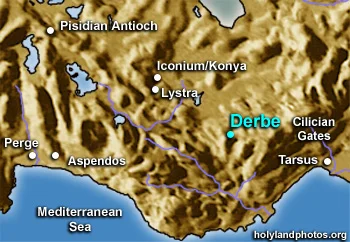 Paul Ministers in Derbe.