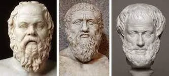 Sócrates, Platón y Aristóteles -división del trabajo