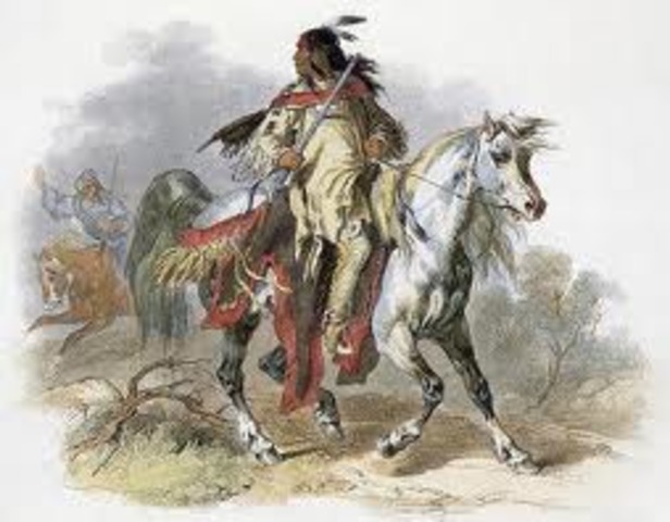 Camping with Blackfeet Indians