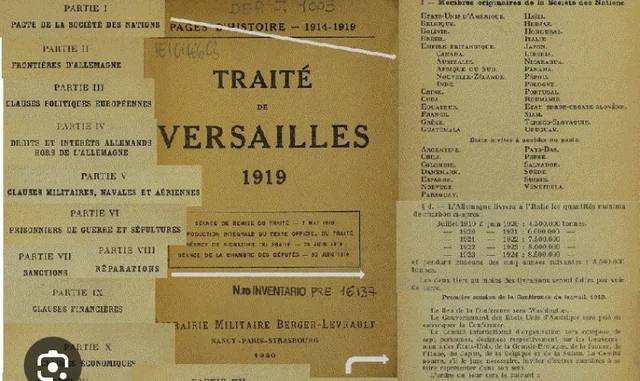 Il Trattato di Versailles