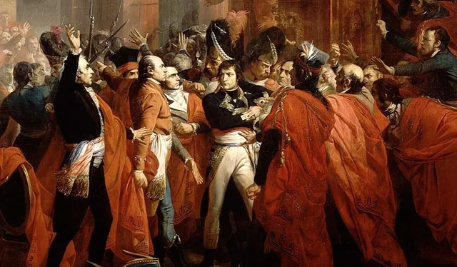 Napoleon overthrows the directory
