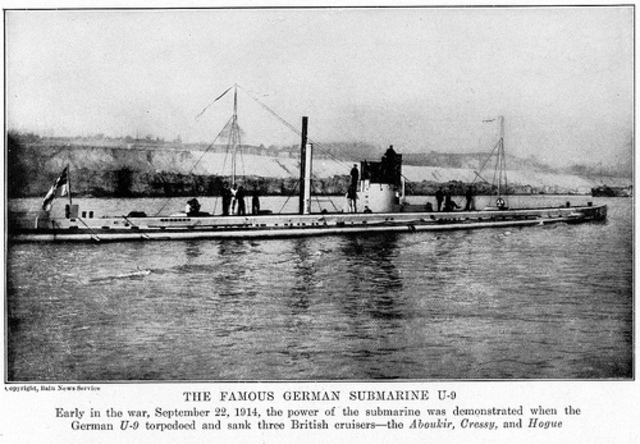 German policy of unrestricted submarine warfare