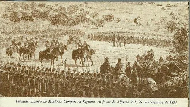 Pronunciamiento del general Martínez Campos