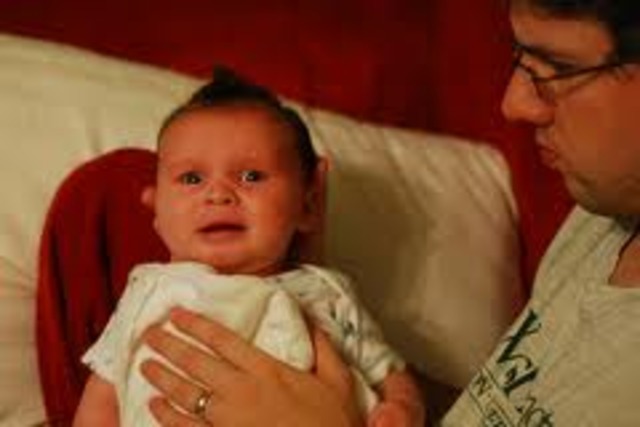 Fear in infants, age 4-5 months